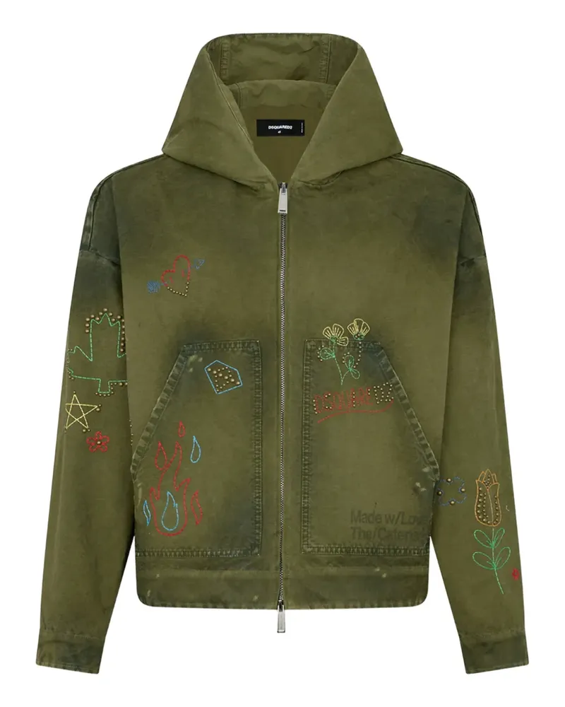Dsquared2 Jacke mit Kapuze - Grün Grün