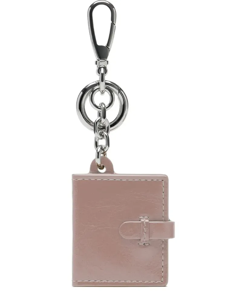 Maison Margiela Schlüsselanhänger mit Ziernähten - Nude Nude
