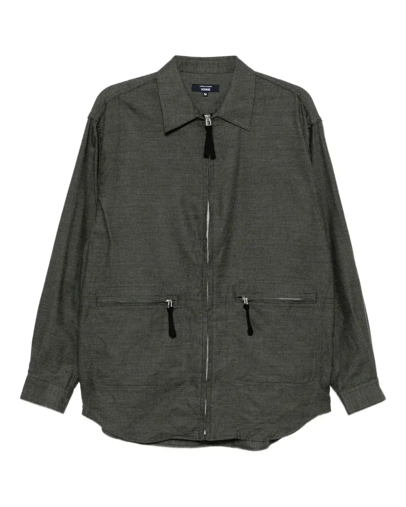 Comme des Garçons Kariertes Hemd - Grau Grau