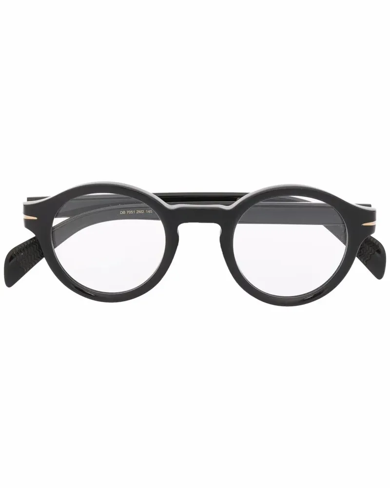 EYEWEAR by DAVID BECKHAM Brille mit rundem Gestell - Schwarz Schwarz