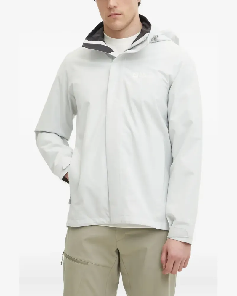Jack Wolfskin hooded performance jacket - Grau Grau