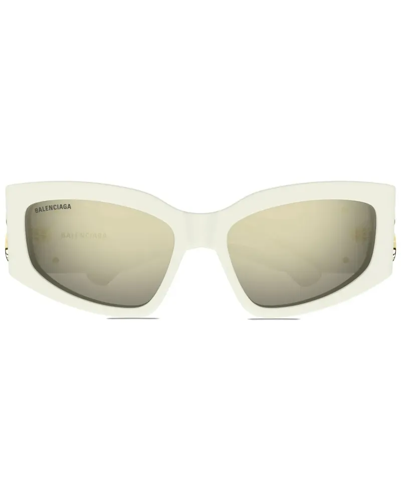Balenciaga Bossy Cat Sonnenbrille - Weiß Weiß