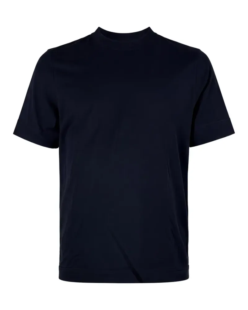 Tagliatore T-Shirt mit Rundhalsausschnitt - Schwarz Schwarz