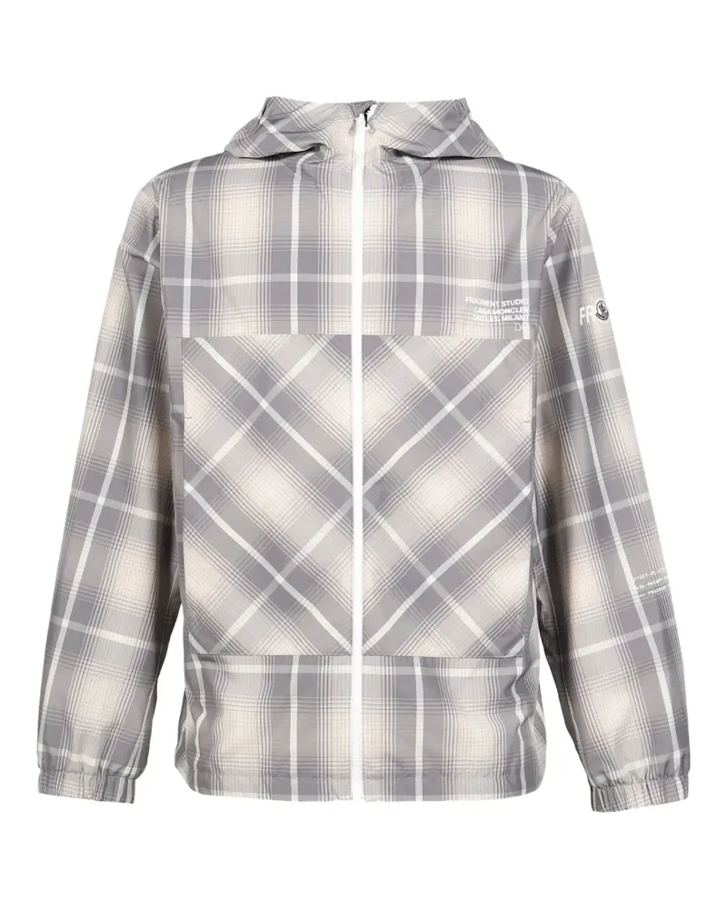 Moncler x Fragment Jitsuyō hooded windbreaker jacket - Grau Grau
