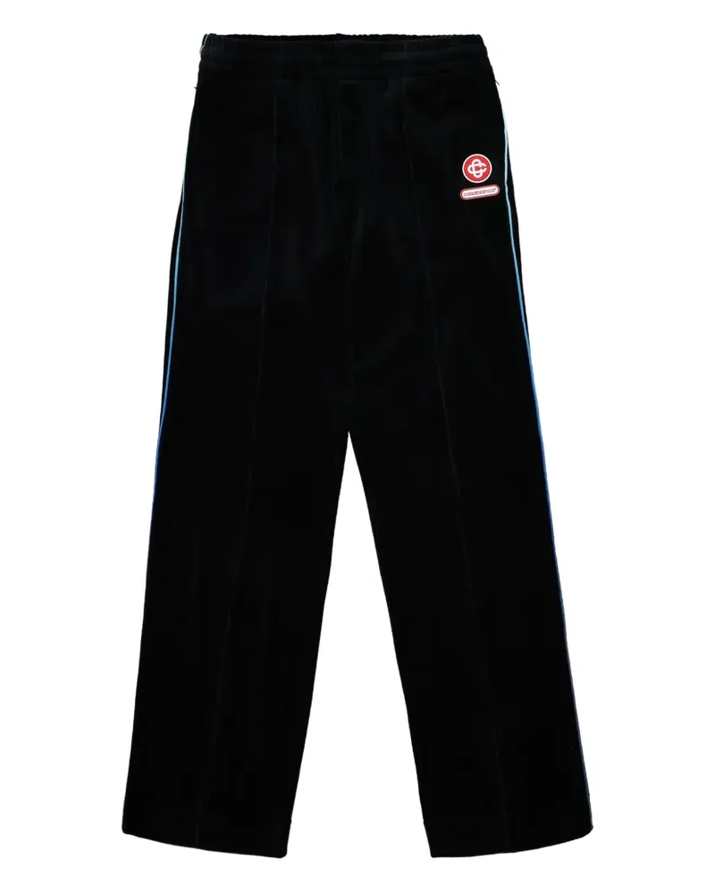 Casablanca Paris Jogginghose aus Velours - Schwarz Schwarz