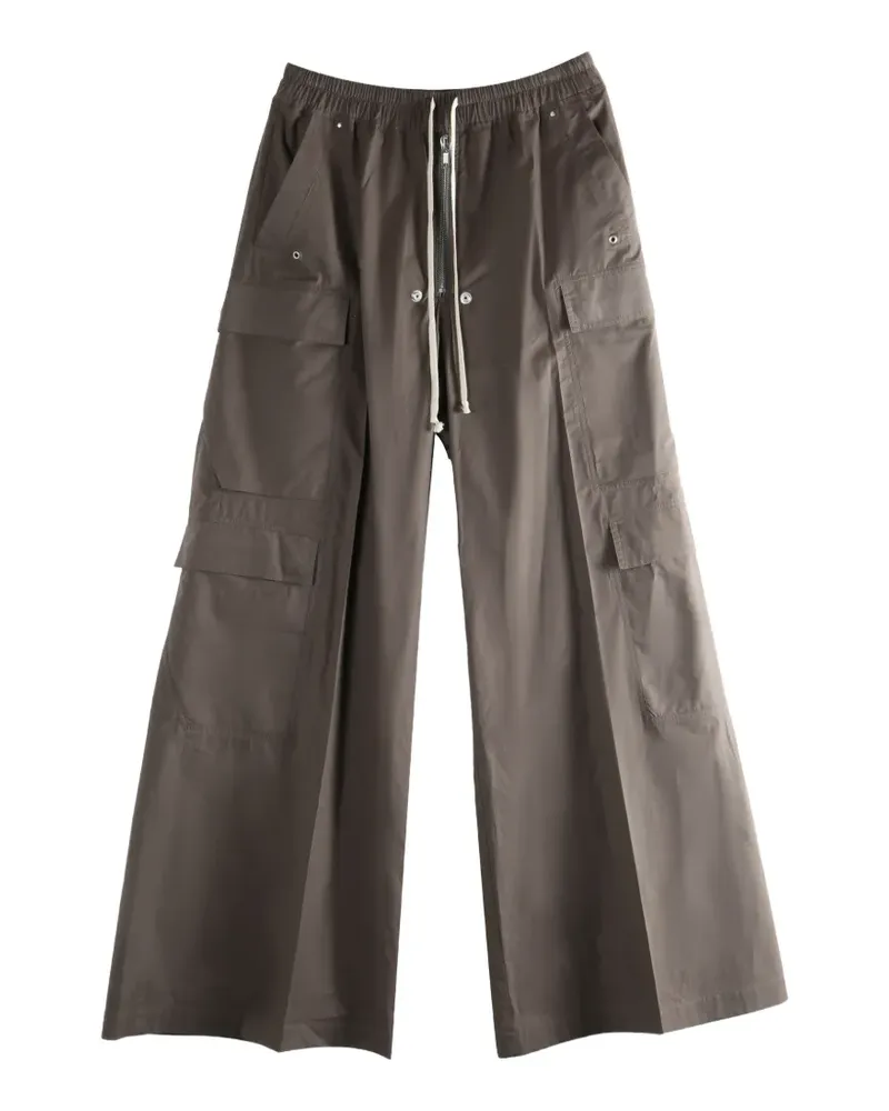 Rick Owens cargo drawstring-waist trousers - Braun Braun