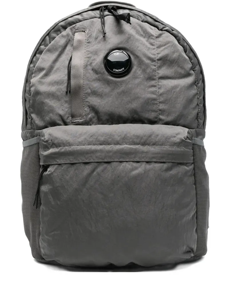 C.P. Company Rucksack mit Linsen-Detail - Grau Grau