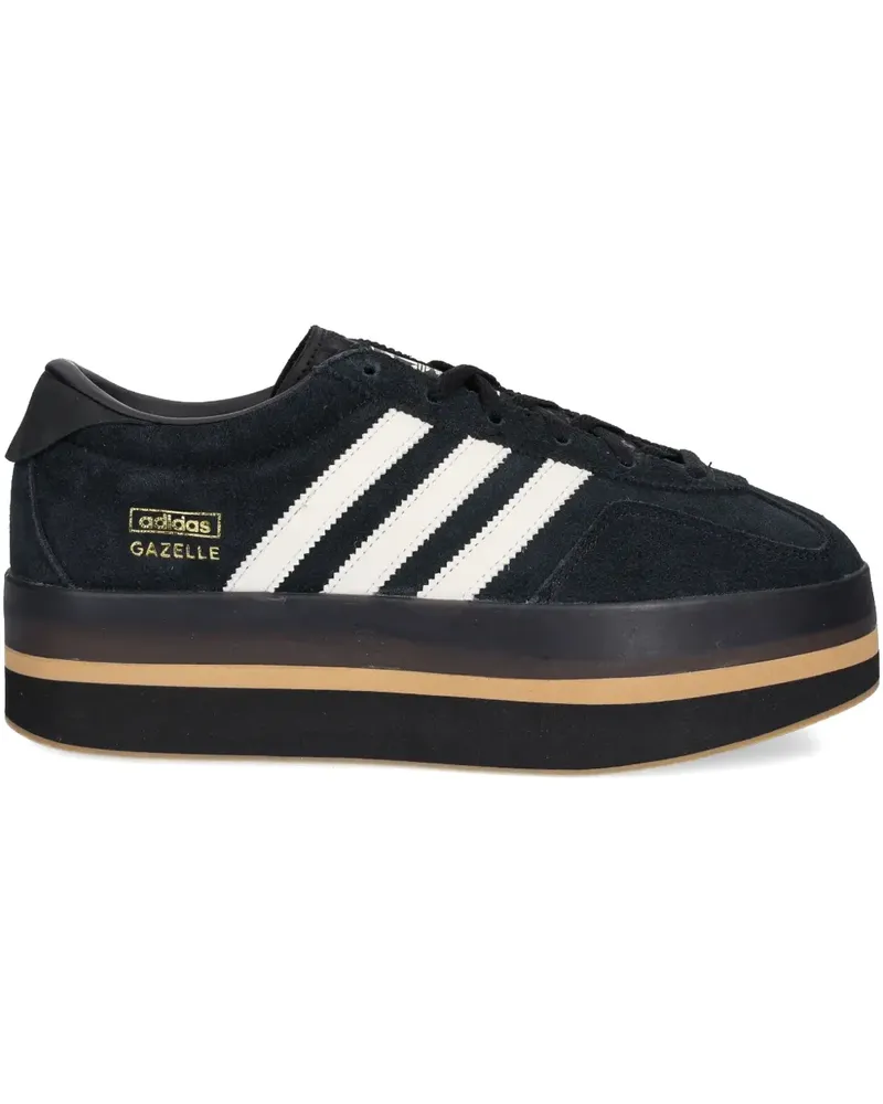 adidas Gazelle Stack Sneakers - Schwarz Schwarz