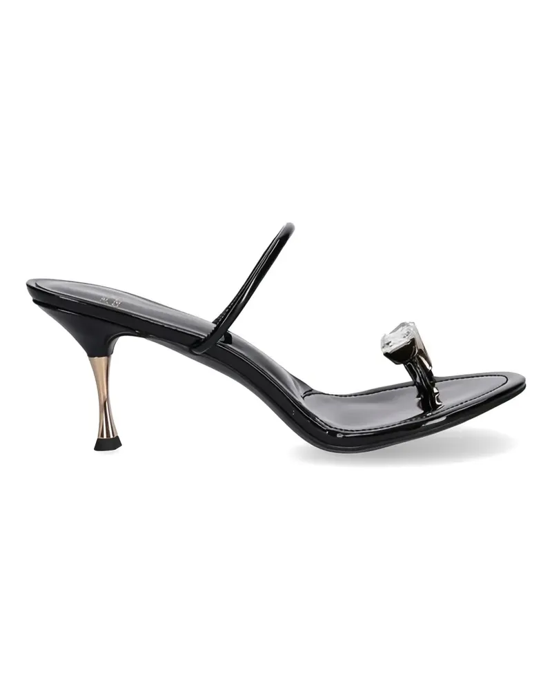 Jeffrey Campbell gemstone strap heeled sandals - Schwarz Schwarz