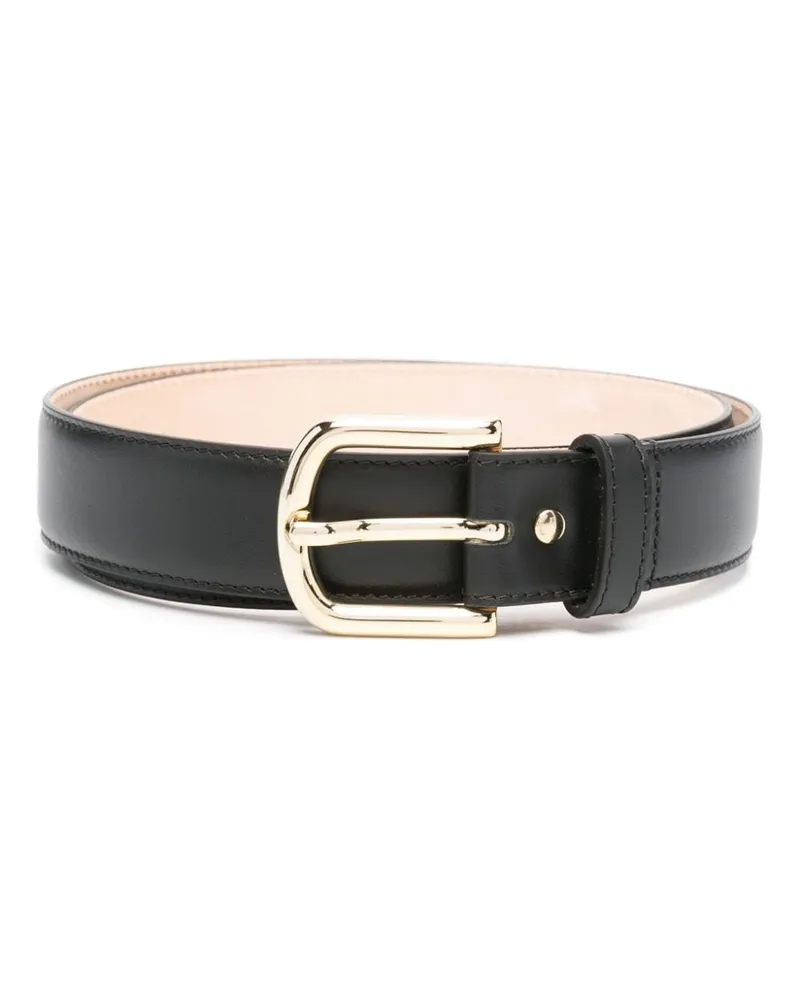 A.P.C. Gürtel aus Leder - Schwarz Schwarz