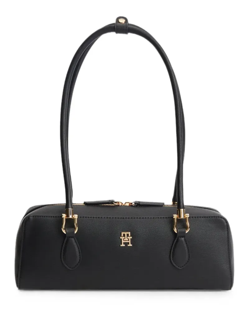 Tommy Hilfiger logo-plaque shoulder bag - Schwarz Schwarz