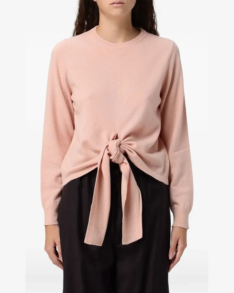 TELA Pullover mit Knotendetail - Rosa Rosa