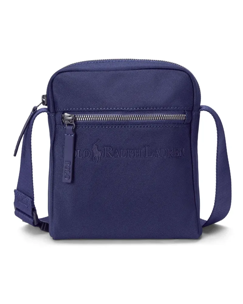 Ralph Lauren Schultertasche mit Logo-Prägung - Blau Blau