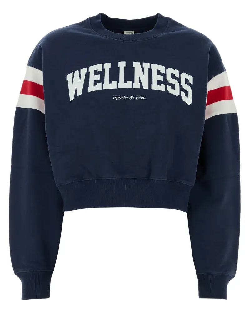 SPORTY & RICH Wellness Sweatshirt - Blau Blau