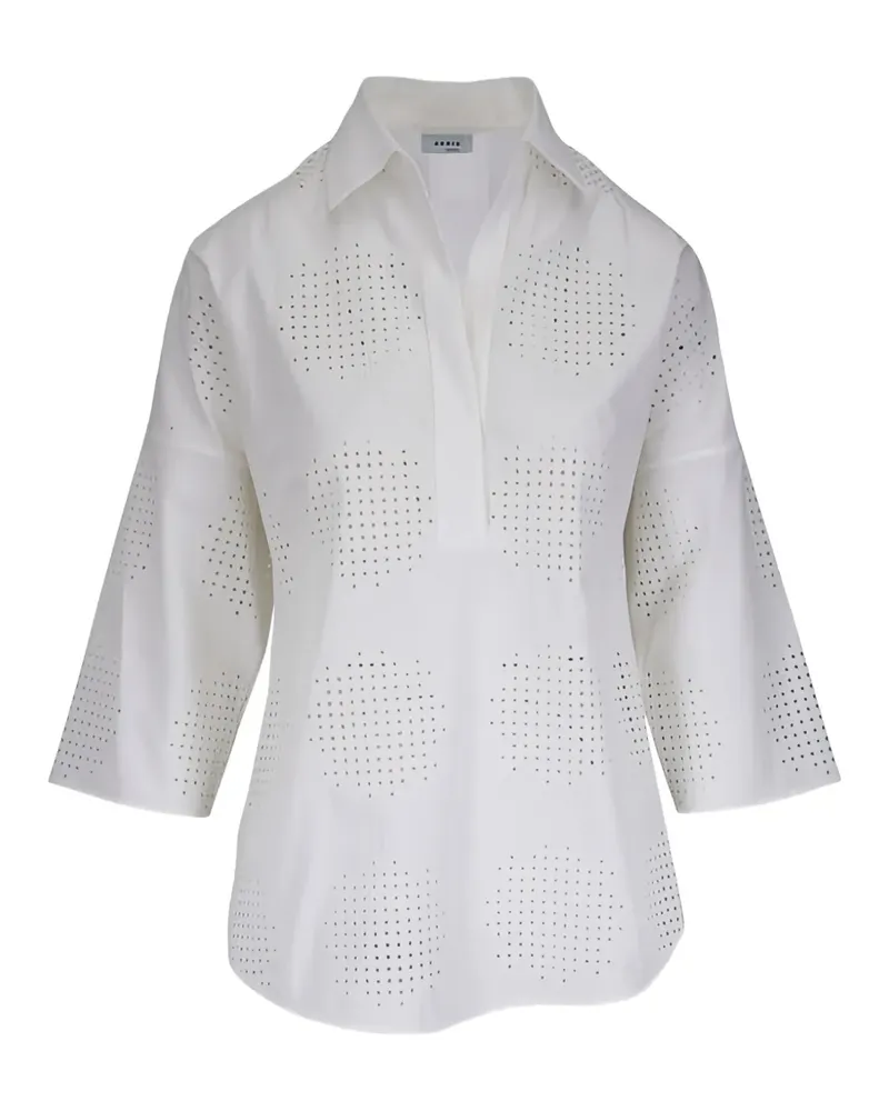 Akris cutout blouse - Weiß Weiß