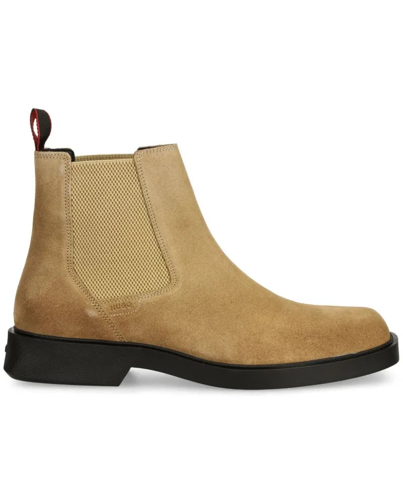HUGO BOSS Chelsea-Boots mit eckiger Kappe - Braun Braun