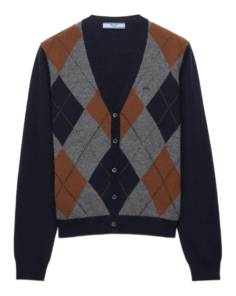 Prada Cardigan aus Kaschmir - Blau Blau
