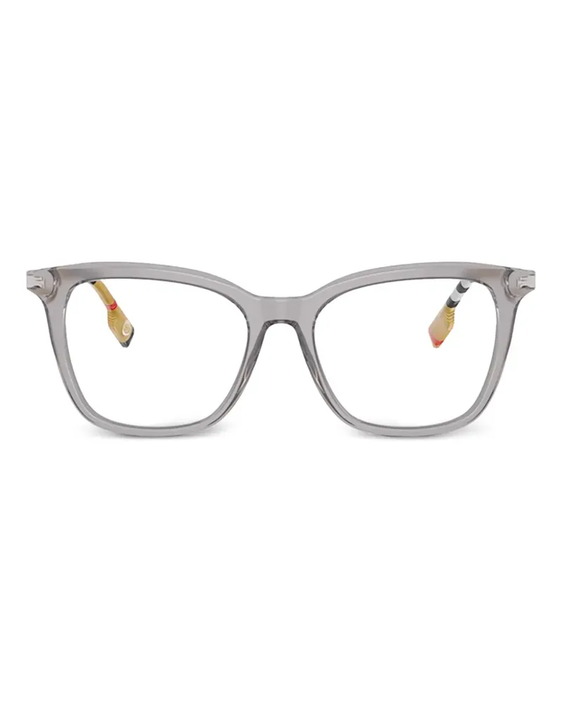 Burberry Karierte Cat-Eye-Brille - Grau Grau