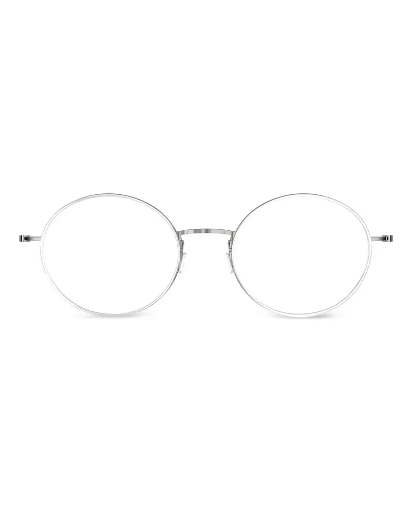 Lindberg Thintanium 5501 Brille mit rundem Gestell - Silber Silber