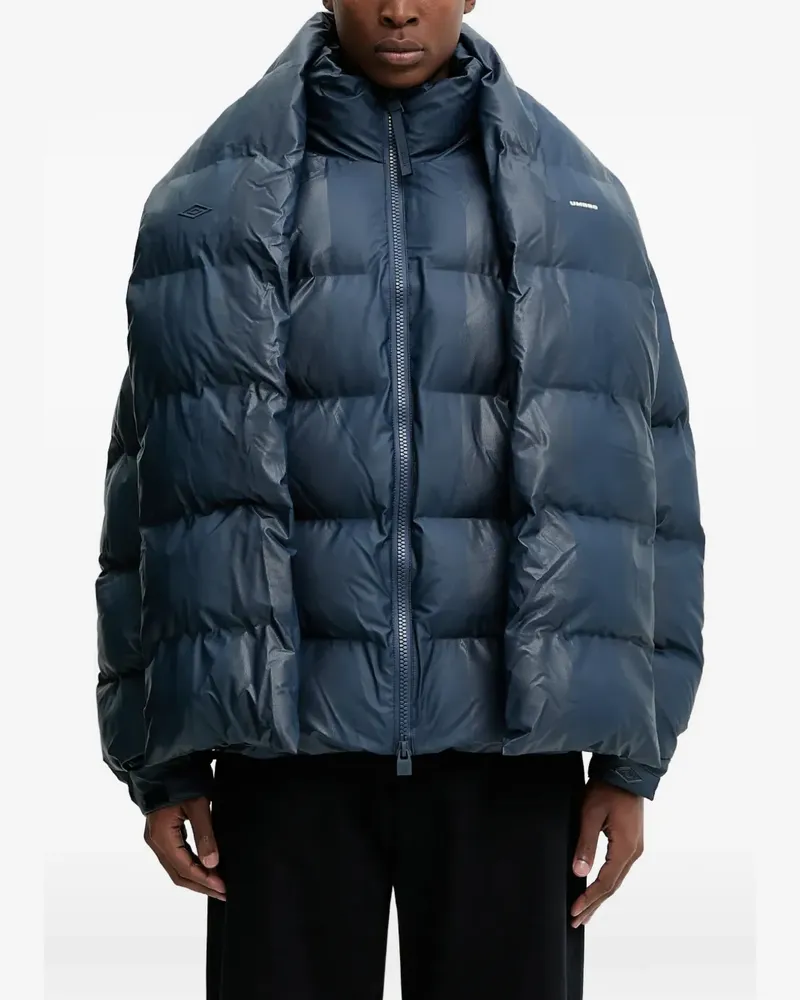 RAINS x Umbro padded jacket - Blau Blau