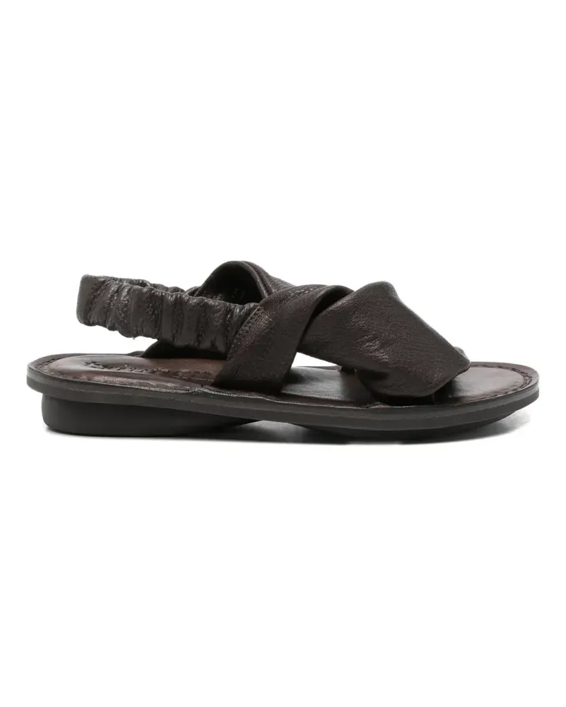 TRIPPEN Embrace leather sandals - Braun Braun