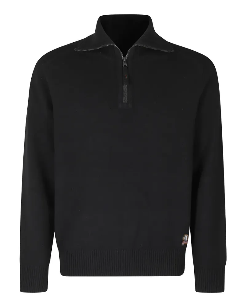 Parajumpers Caldonazzo Pullover mit Logo-Patch - Schwarz Schwarz