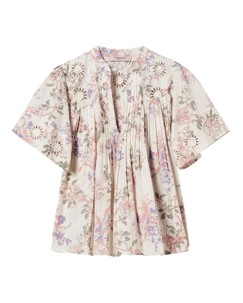 Twin-Set Gewebte Bluse - Nude Nude