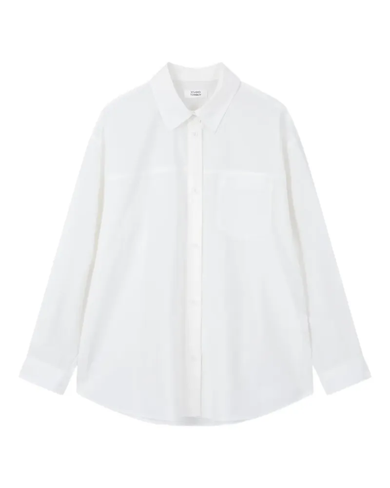 STUDIO TOMBOY Geknöpftes Hemd - Weiß Weiß