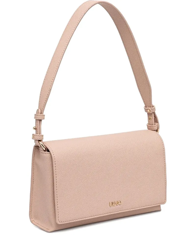 Liu Jo Schultertasche mit Logo-Schild - Rosa Rosa