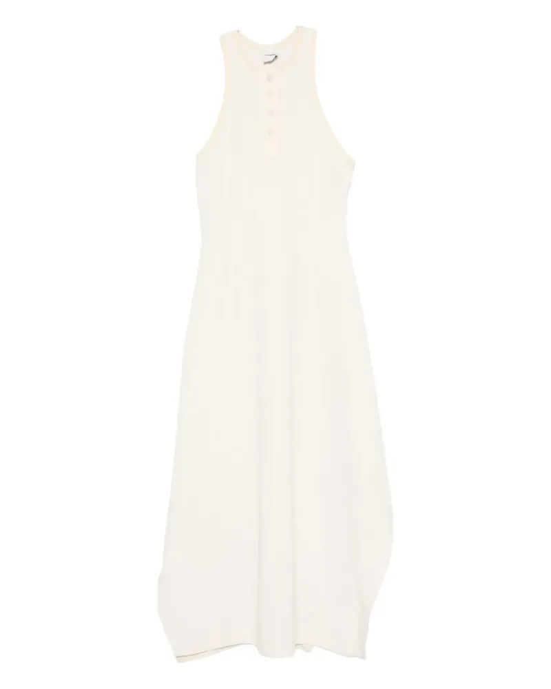 Nanushka Midikleid mit drapiertem Saum - Nude Nude