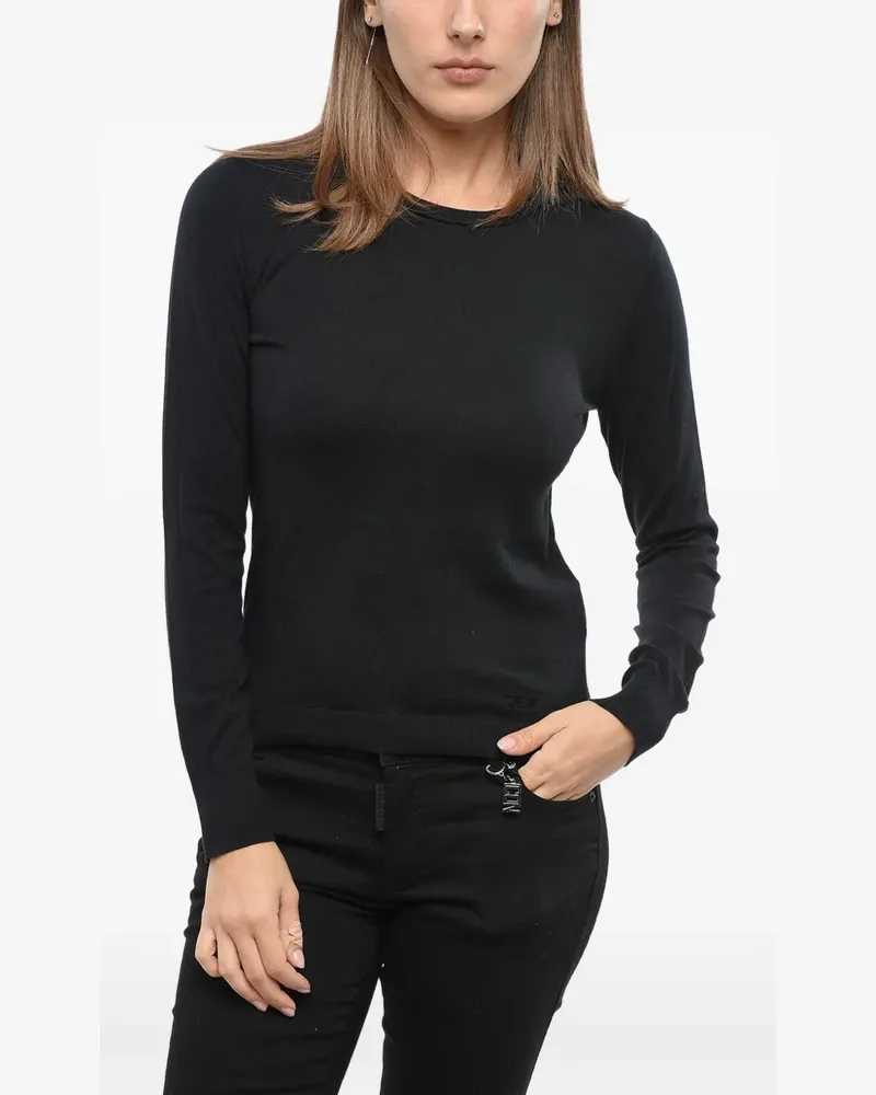 Diesel M-Arianne-New crew-neck logo-detail sweatshirt - Schwarz Schwarz