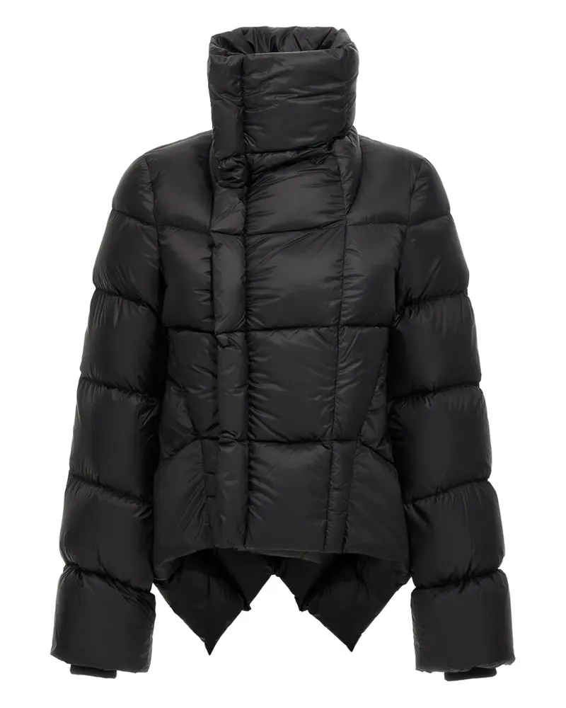 Rick Owens Naska Steppjacke aus Lammleder - Schwarz Schwarz