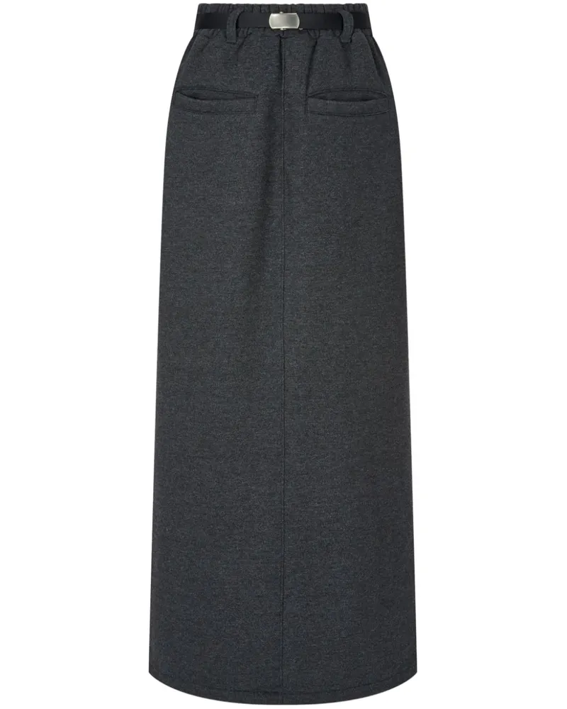 STUDIO TOMBOY Frottee-Hose mit Gürtel - Grau Grau