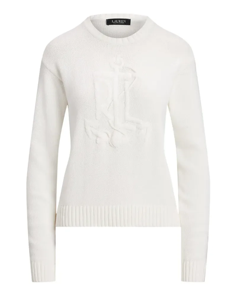 Ralph Lauren embroidered-logo sweater - Nude Nude