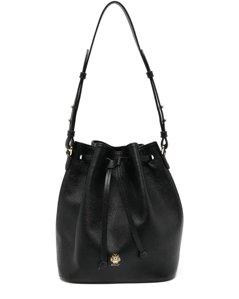 Bally Beuteltasche mit Kordelzug - Schwarz Schwarz