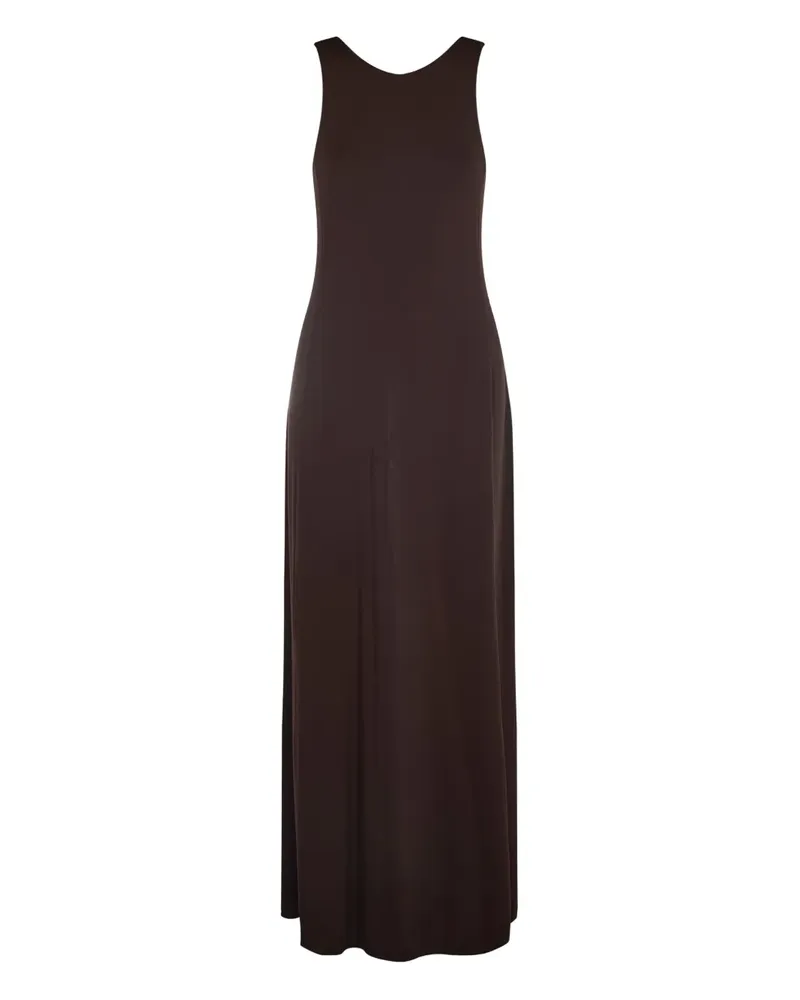 Max Mara Ärmelloses Kleid - Braun Braun