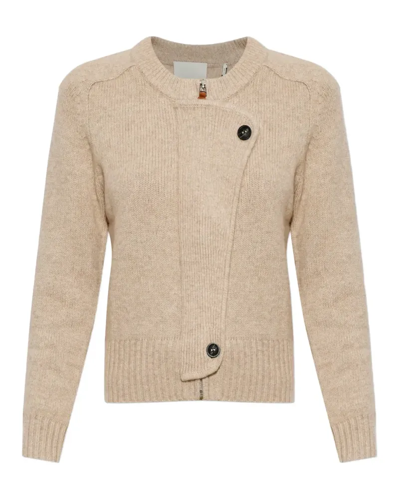 Isabel Marant Murielle zip-fastening cardigan - Nude Nude