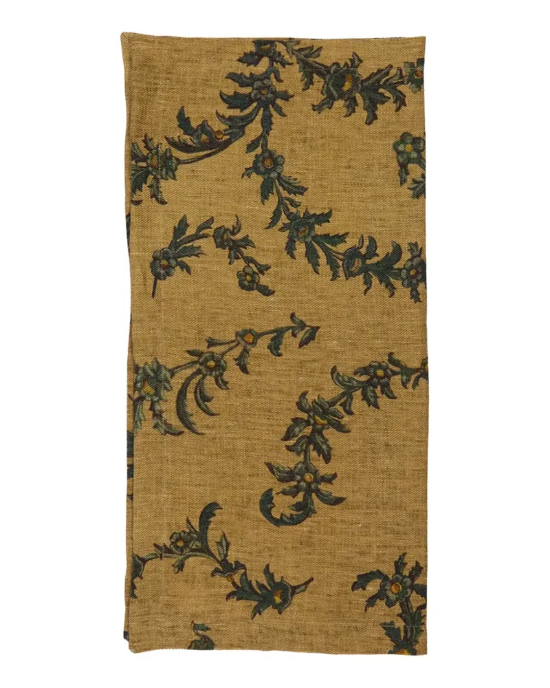The House of Lyria Tischdecke mit Print - Braun Braun