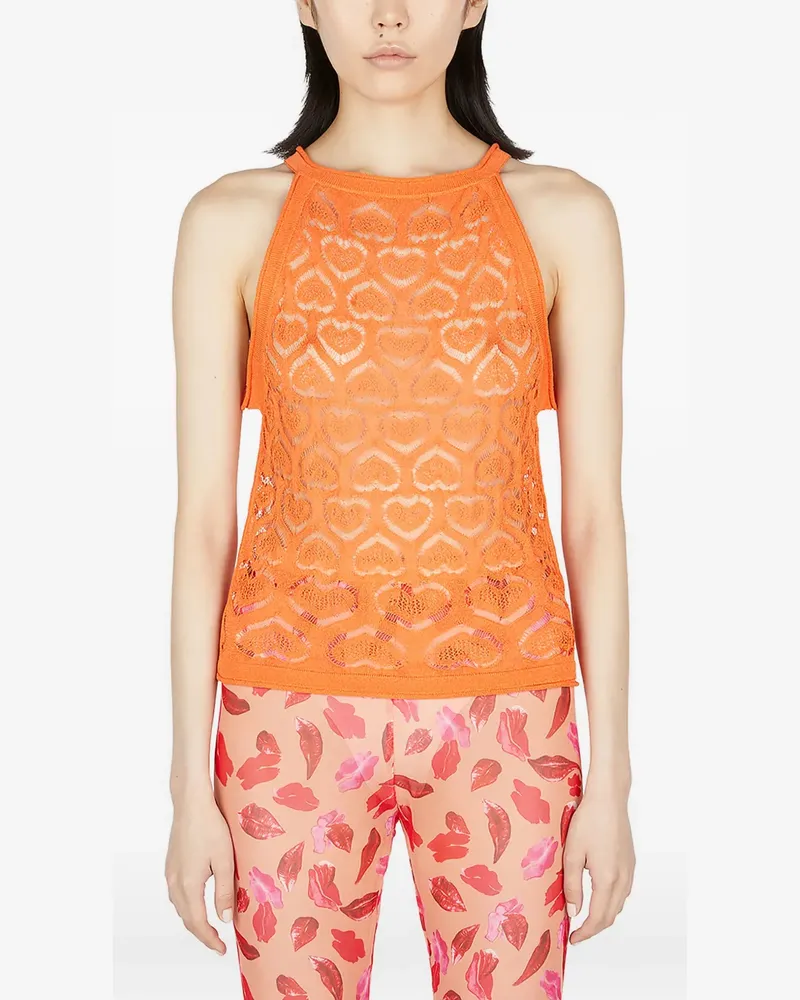 Marco Rambaldi Heart Tanktop - Orange Orange