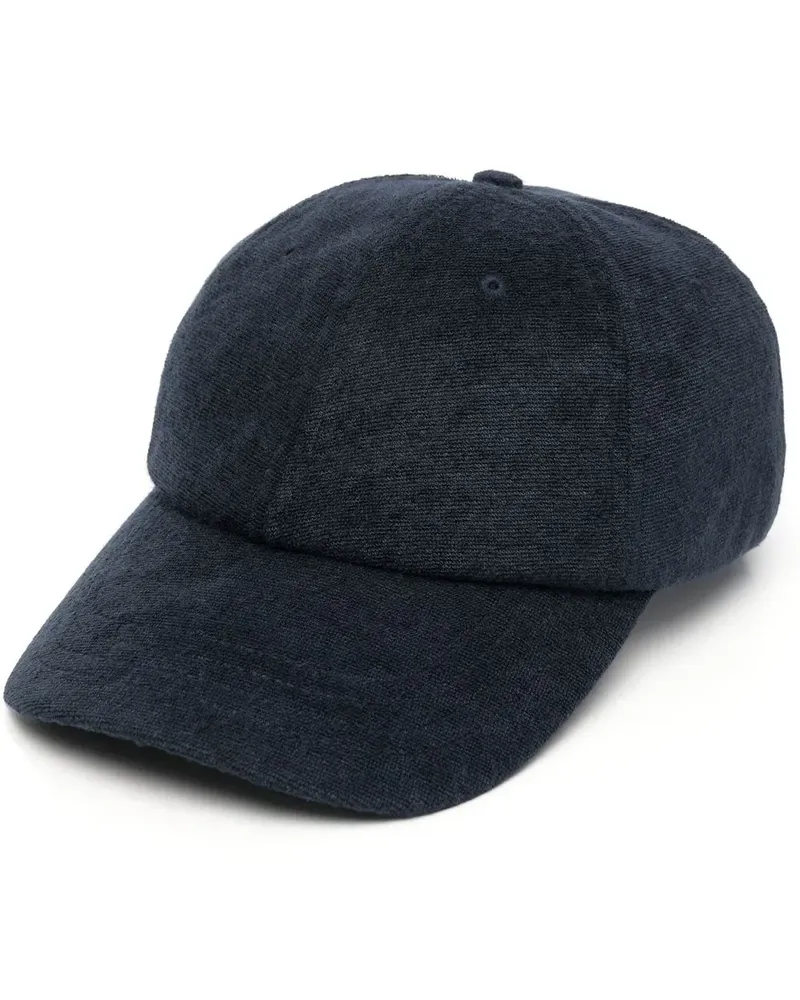 Orlebar Brown Baseballkappe mit Streifen - Blau Blau