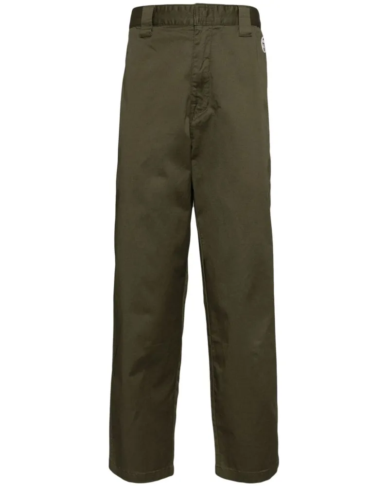 BAPE Hose mit Logo-Patch - Grün Grün