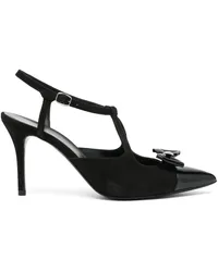 Alessandra Rich Pumps mit Schleife Schwarz