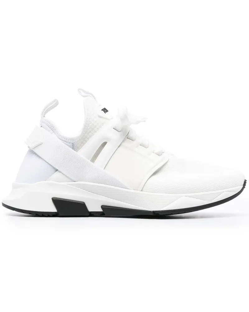 Tom Ford Sneakers mit Logo-Patch - Weiß Weiß