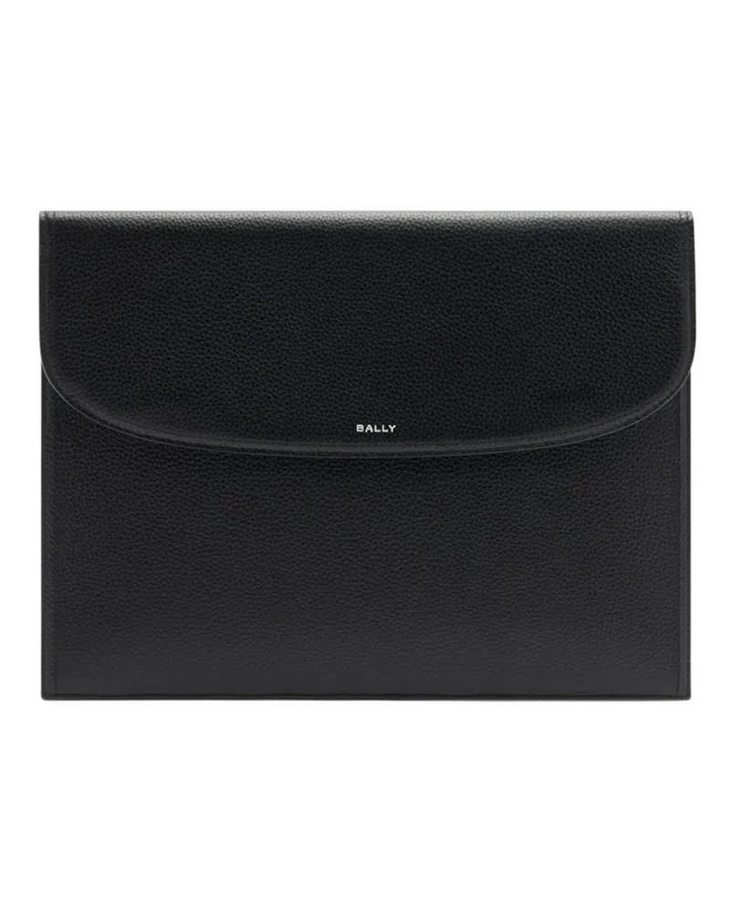 Bally Capitol Clutch mit Klappe - Schwarz Schwarz