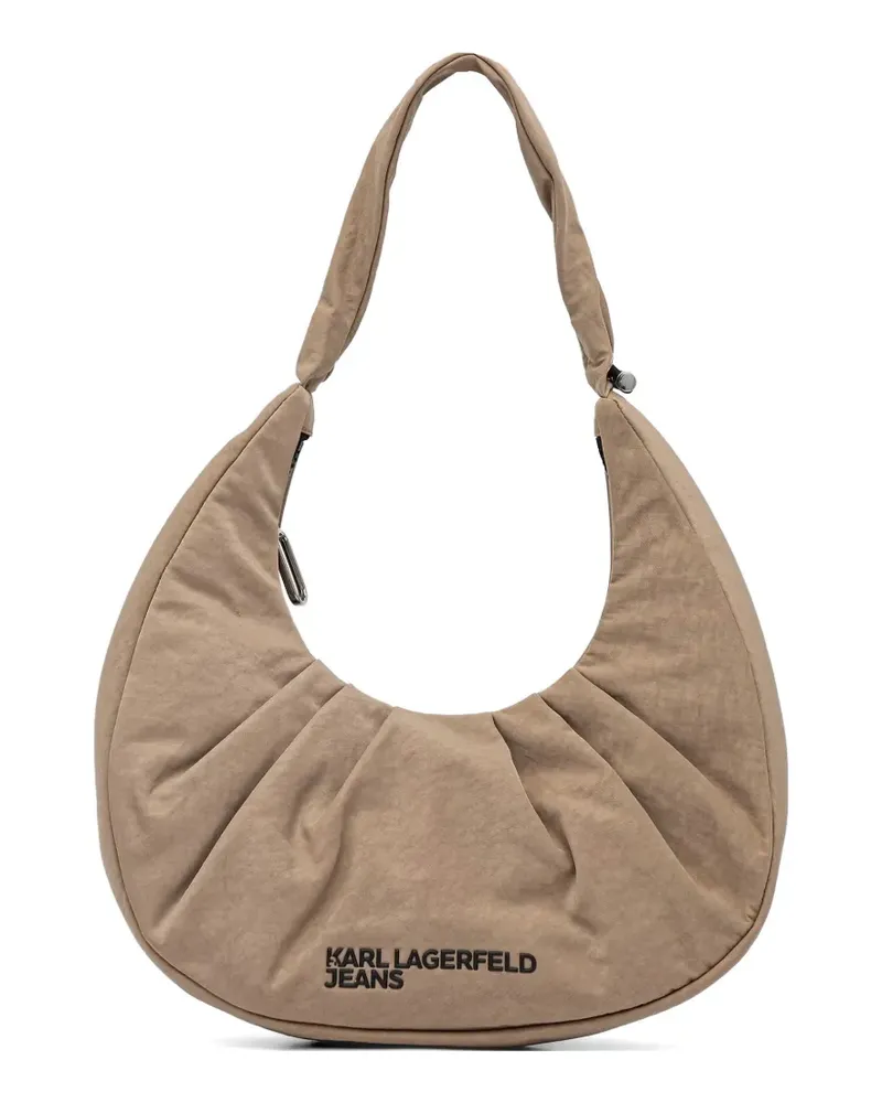 Karl Lagerfeld Gathered shoulder bag - Braun Braun