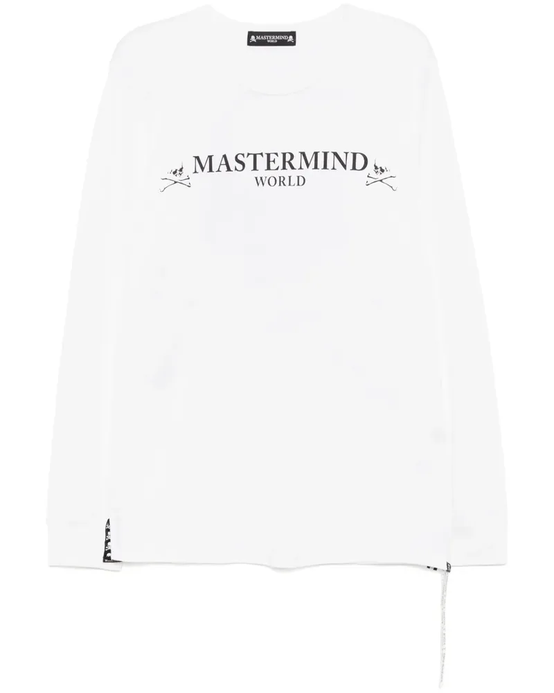 Mastermind World T-Shirt mit Logo-Print - Weiß Weiß