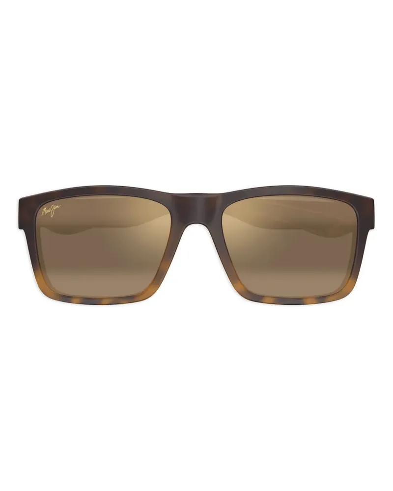 Maui Jim The Flats Sonnenbrille in Schildpattoptik - Braun Braun