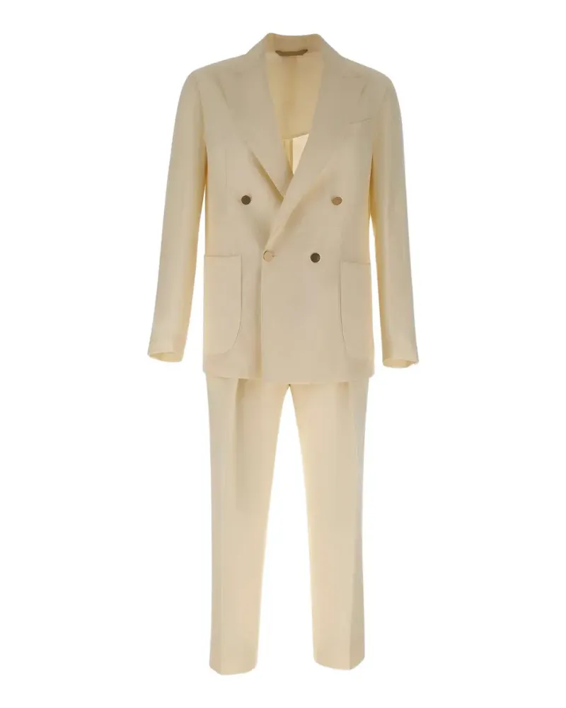 Briglia 1949 Bolgheri double-breasted suit - Nude Nude