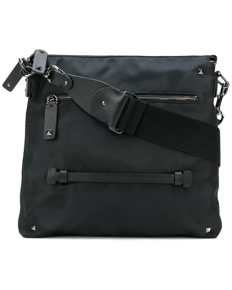 Valentino Garavani Kuriertasche mit Camouflage-Print - Schwarz Schwarz
