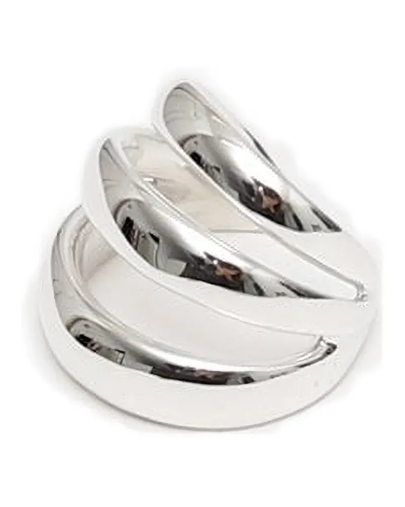 Sophie Buhai triple ring ear cuff - Silber Silber